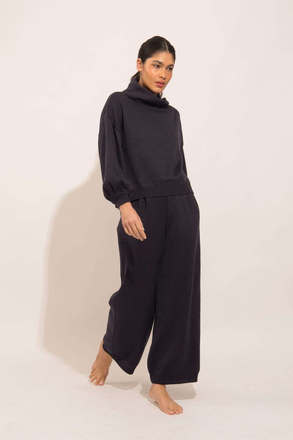 CALÇA KATIA TRICOT - MARINHO