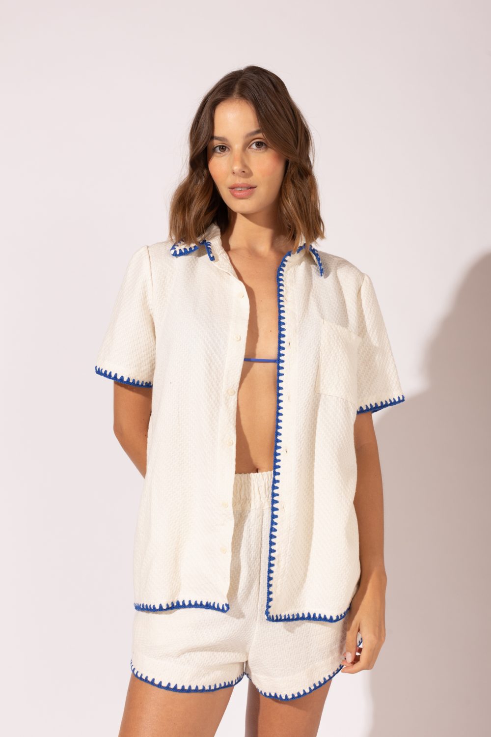 CAMISA BORDADA - OFF