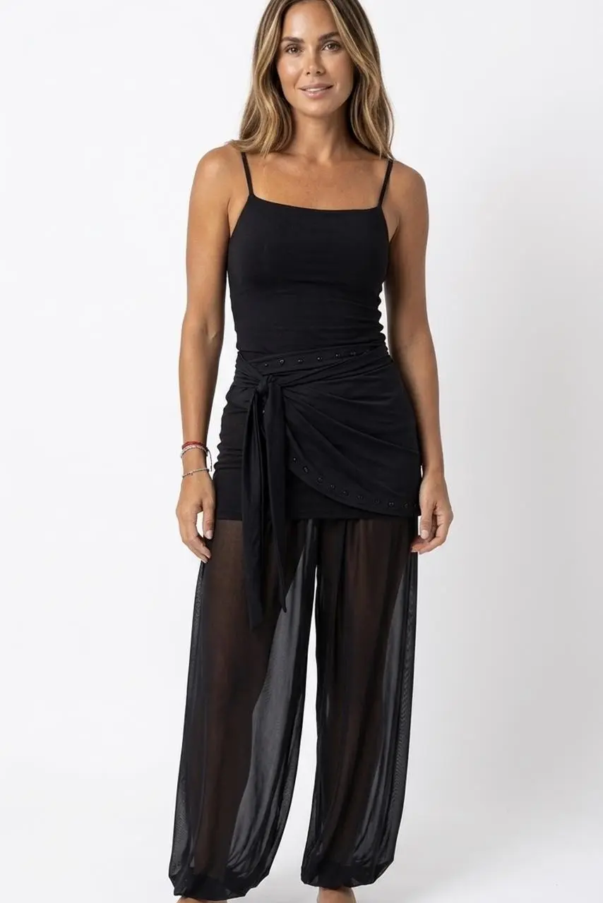 CALÇA ALADIM TULE - PRETO